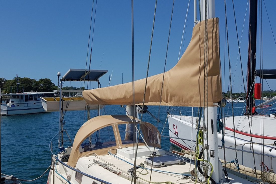 Custom made sail covers for sailing boats in Sydney and Central Coast